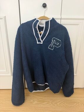 Parke navy fleece